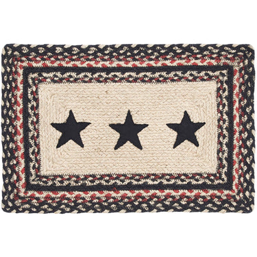 Colonial Star Jute Braided Rect Placemat 10